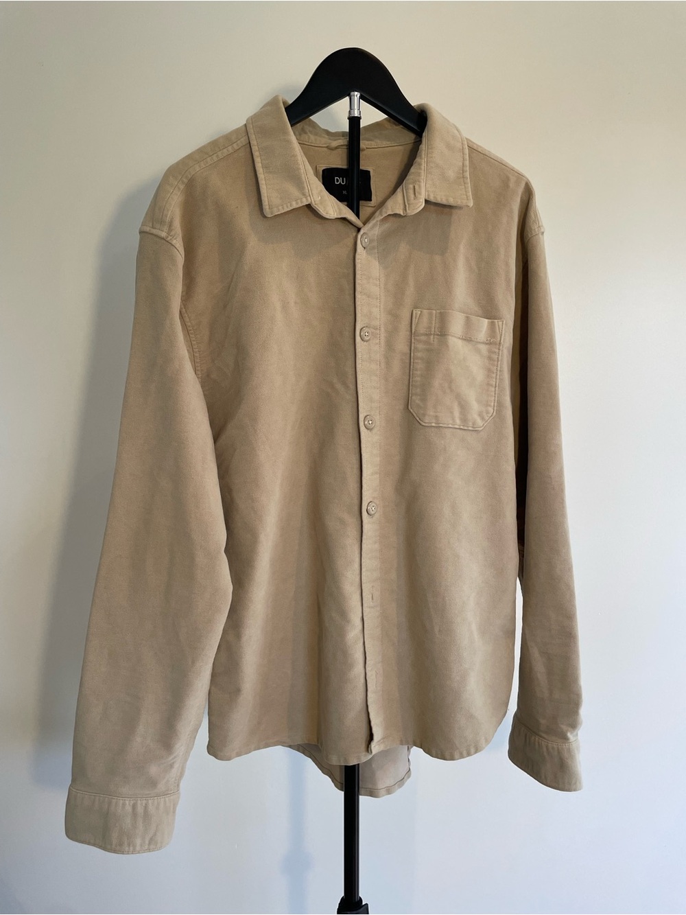 Men's Beige Button-Up Jacket - Picture 10 of 10